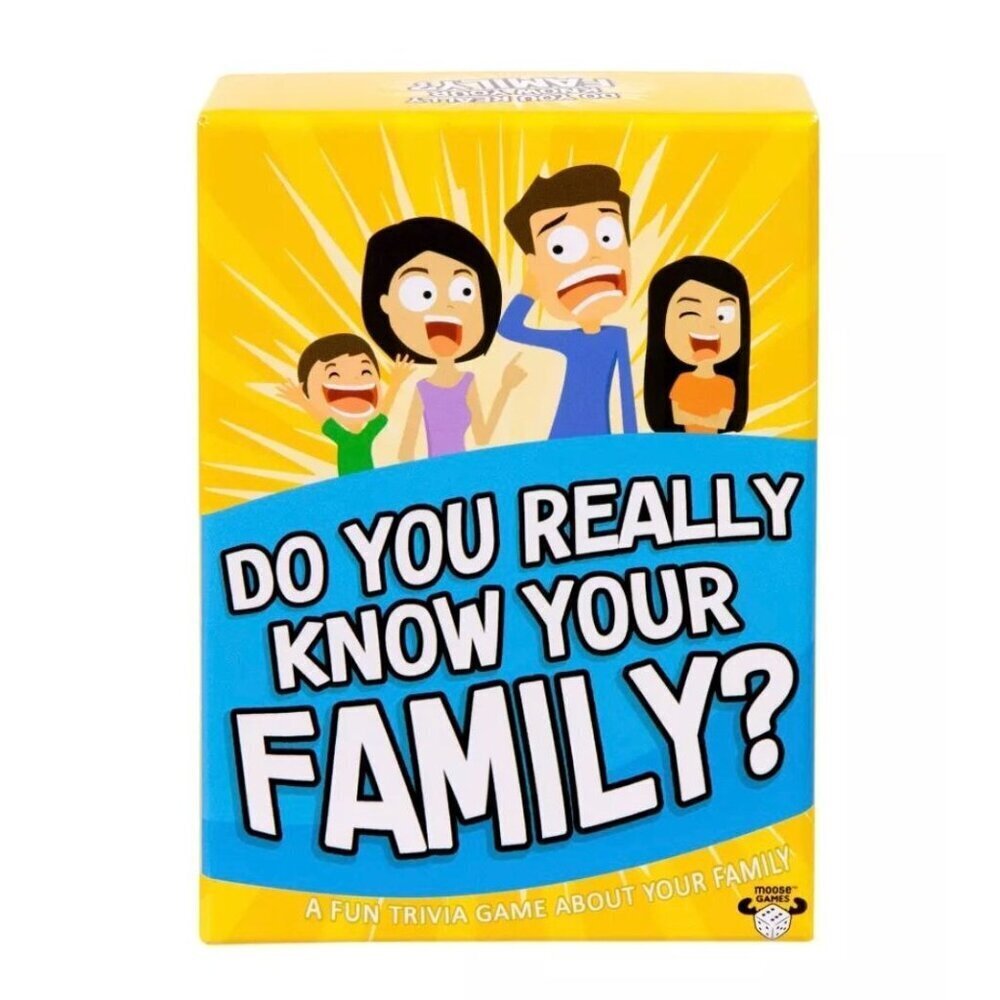Moose Games Do You Really Know Your Family? Board Card Game Night